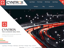 Tablet Screenshot of cyntrox.com